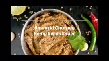 Bhang ki Chutney Receipe | Hemp Seeds Sauce | Pahadi Recipe | Uttarakhand | Holi Special